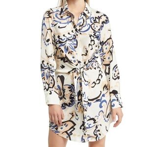 MELLODAY Dress with Tie Front